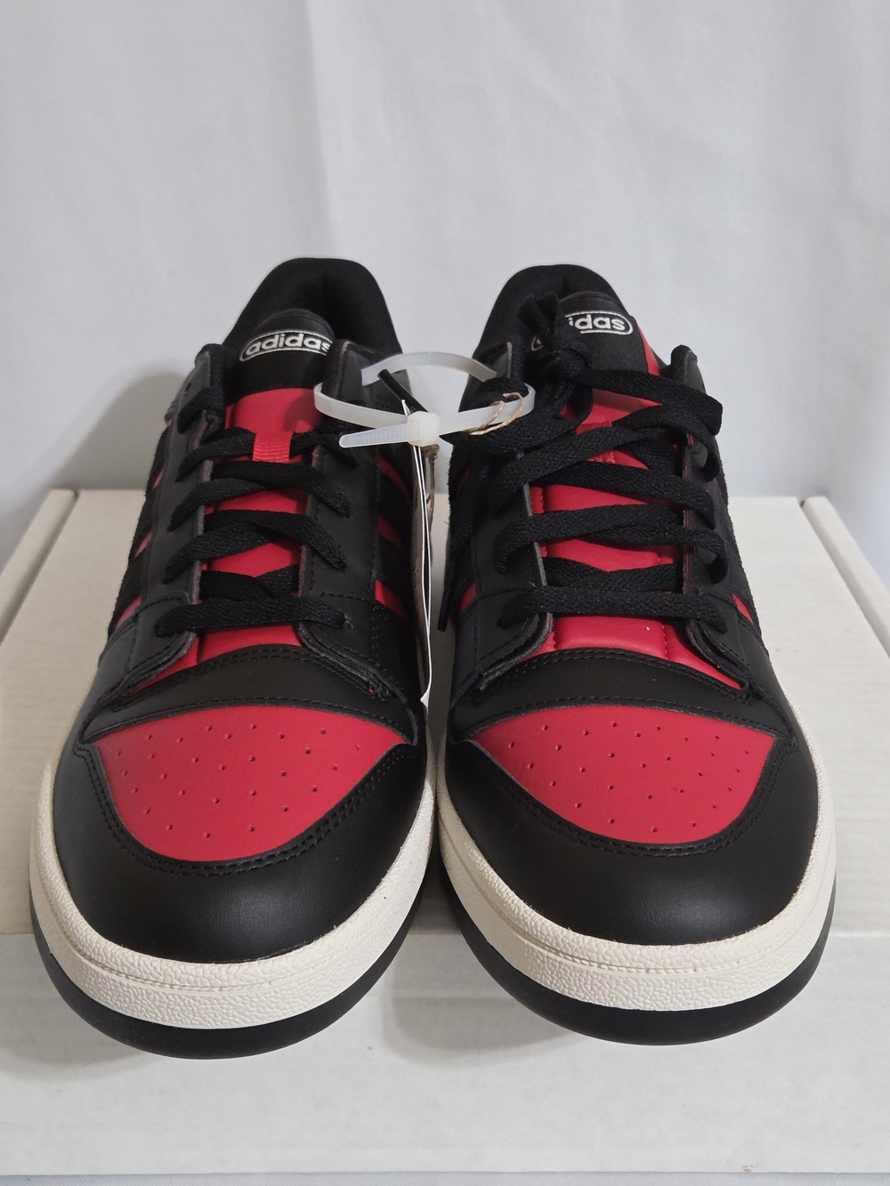 ADIDAS Break Start Black/Red US Unisex Men Size 11.5/Women Size 12.5 (NWT) - Picture 4 of 9